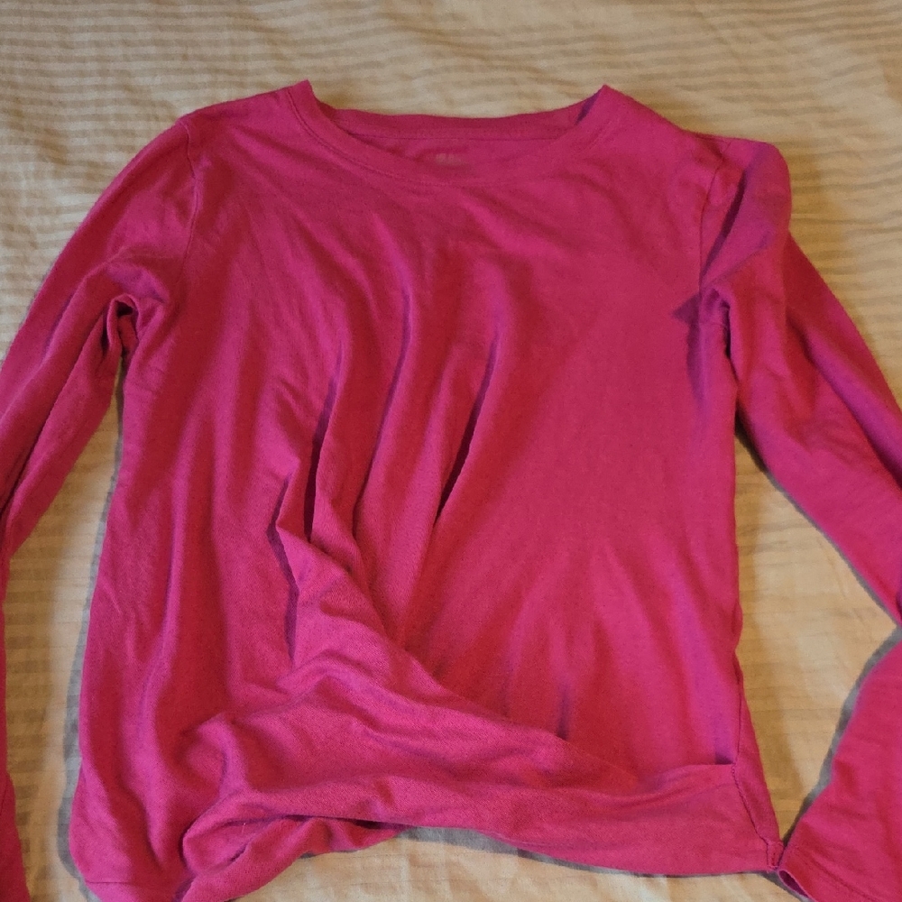 J. Crew Women's Pink Long Sleeve Tee